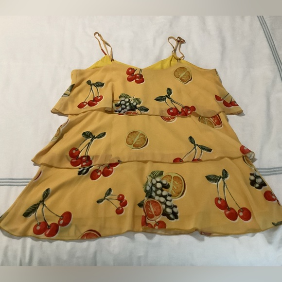 Fruit 🍌 🍎 🍉 print ruffle dress - Picture 4 of 6